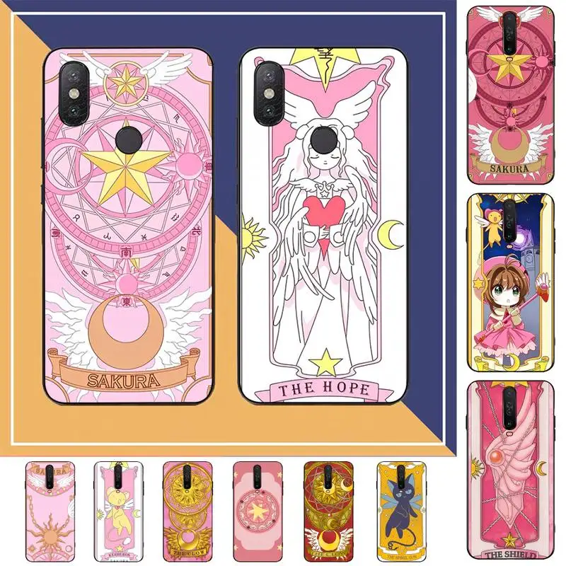 

Cardcaptor Sakura Magic Wand Moon Phone Case for Redmi Note 8 7 9 4 6 pro max T X 5A 3 10 lite pro