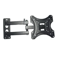 10kg adjustable 14 27 inch tv wall mount bracket flat panel frame support 15 degree tilt with small wrench for led monitoring