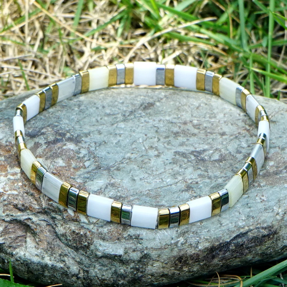 1 шт. разноцветный многослойный браслет с бусинами