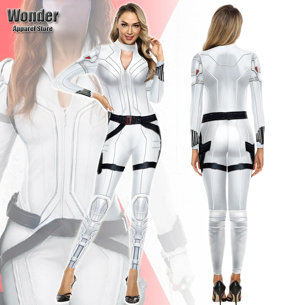 

Women Men Punk Future Robot ET Machine 3D Printing Jumpsuit Adult Halloween Cosplay Costumes Party Role Playing Dress Up Outfit