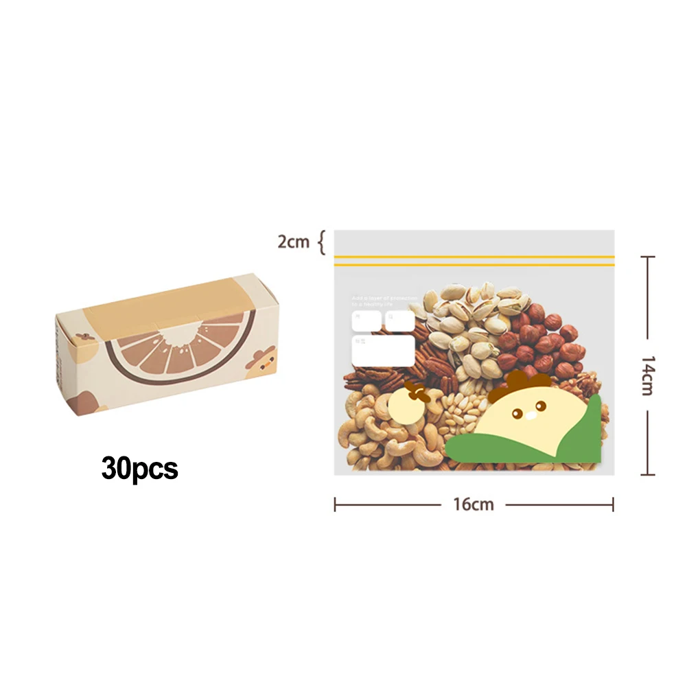 

Refrigerator Fresh-keeping Bag Food Sealed Transparent Household Fruit And Vegetable Food Freezing Special Thickened Ziplock Bag