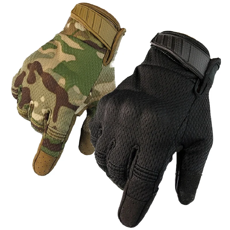 

Men Riding Gloves Cycling Bike Full Finger Motos Racing Gloves Antiskid Screen Touch Outdoor Sports Tactical Gloves Protect Gear