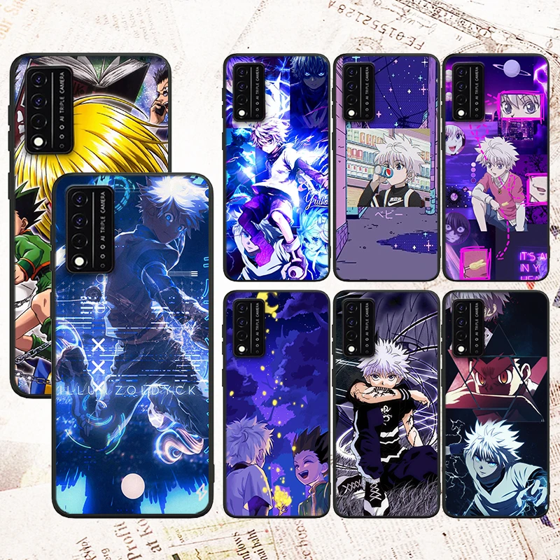 

HUNTER×HUNTER Anime For T-Mobile REVVL V+ 5G 4 REVVL V Plus 5G 4+ Black Phone Case Shockproof Soft Silicone Cover Capa
