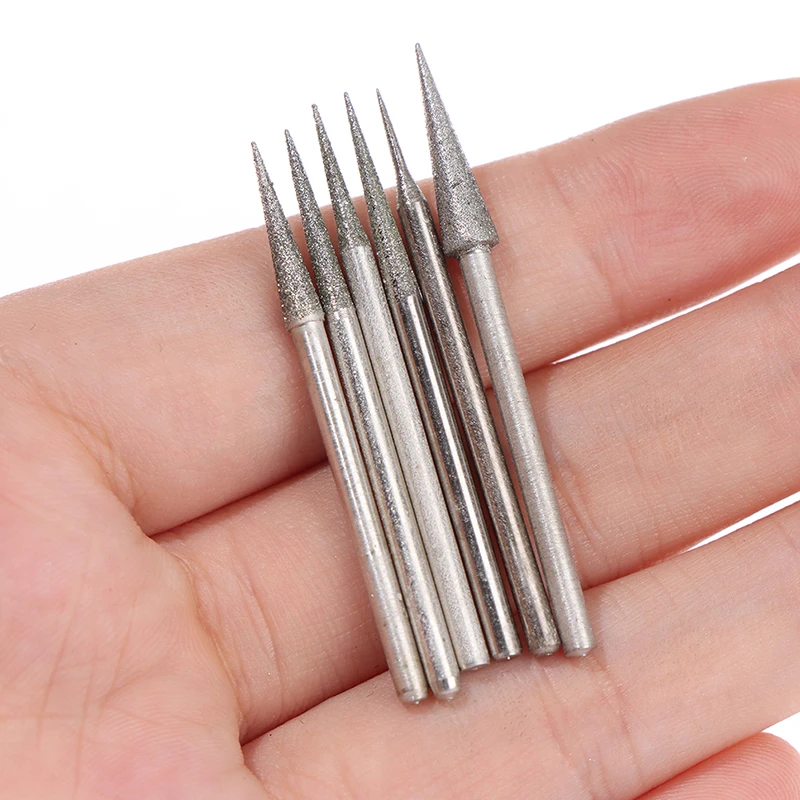 

6Pcs Engraving Tool Heads Polishing Nozzle Grinding Nozzles Diamond Grinding Head Needle Engraving Carving Polishing Tools