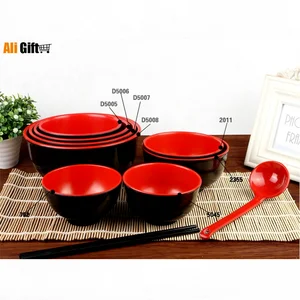 Антибликовая мгновенная лапшаПаровой рисовый суп в Корейском стиле, меламиновая посуда, миска для лапши, столовый стол, набор