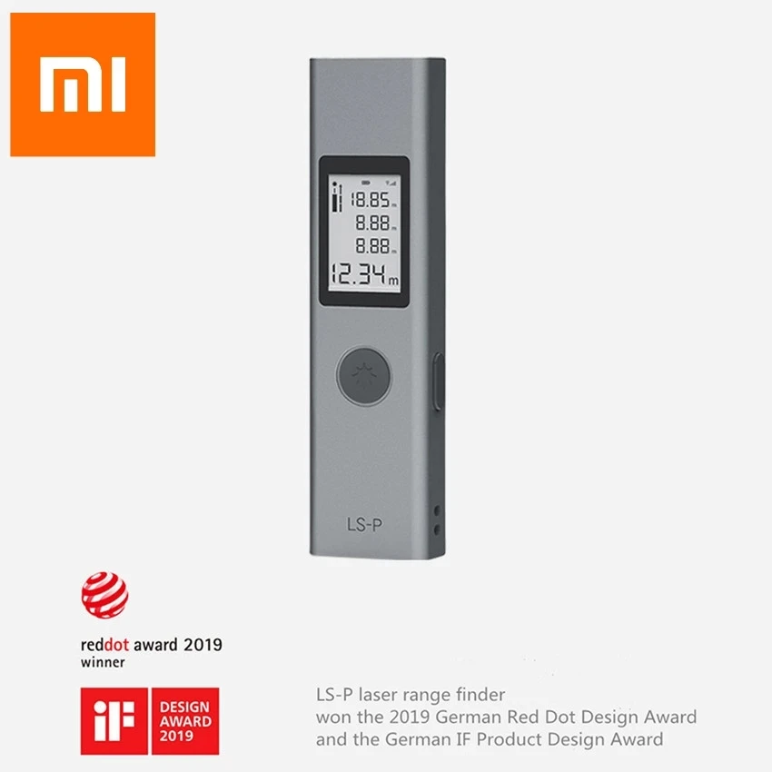 

Original Xiaomi DUKA Laser Range finder 25/40m LS-P/LS-1S Portable USB Charger High Precision Measurement Laser Range Finder