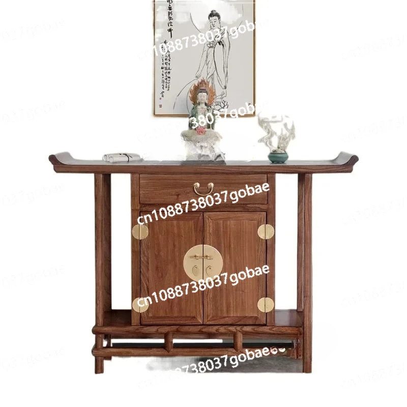 ZC Входной шкаф из массива дерева для обуви перегородка прихожей хранения вяз