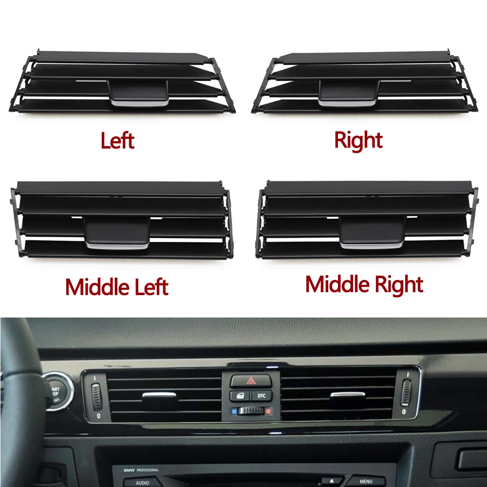 

Front Air Conditioning AC Vent Grill Outlet Repair Kit For BMW 3 Series E90 E91 E92 E93 2005 2006 2008 2009 2010 2012