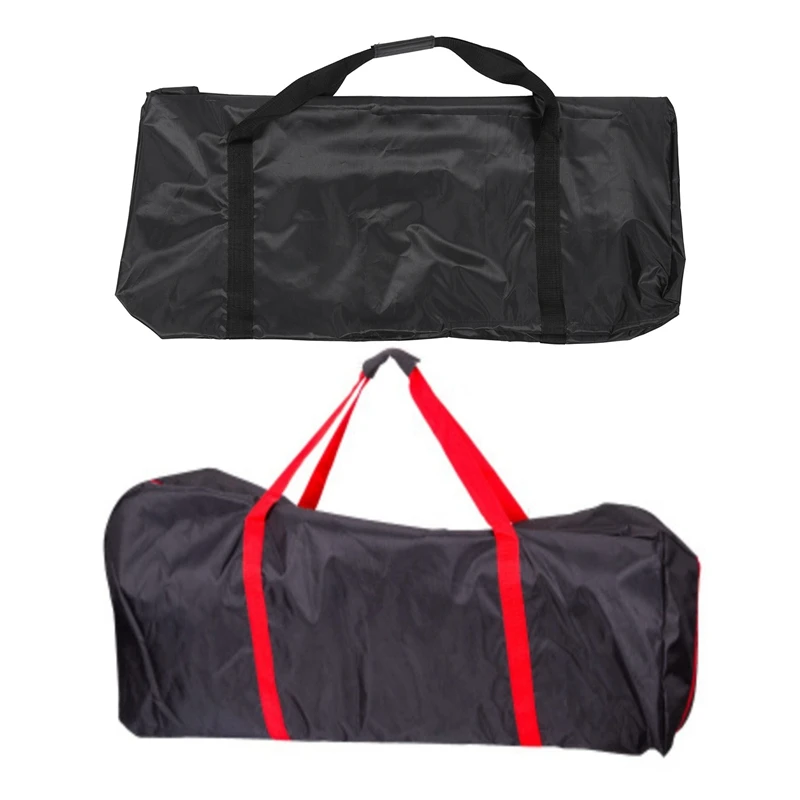 

2 Pcs For Xiaomi M365 Backpack Bag Storage Bag And Bundle Kick Scooter Electric Scooters Bag, Black & Red-Black