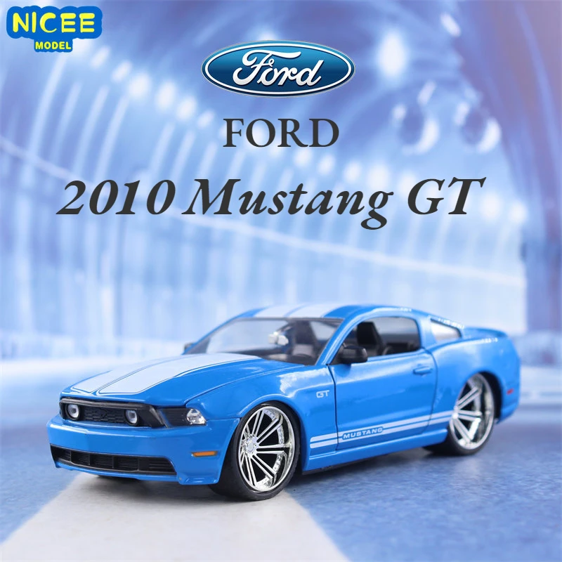 

Nicce Jada 1:24 2010 Ford Mustang GT High Simulation Diecast Car Metal Alloy Model Car Children's Toys Collection Gifts J277