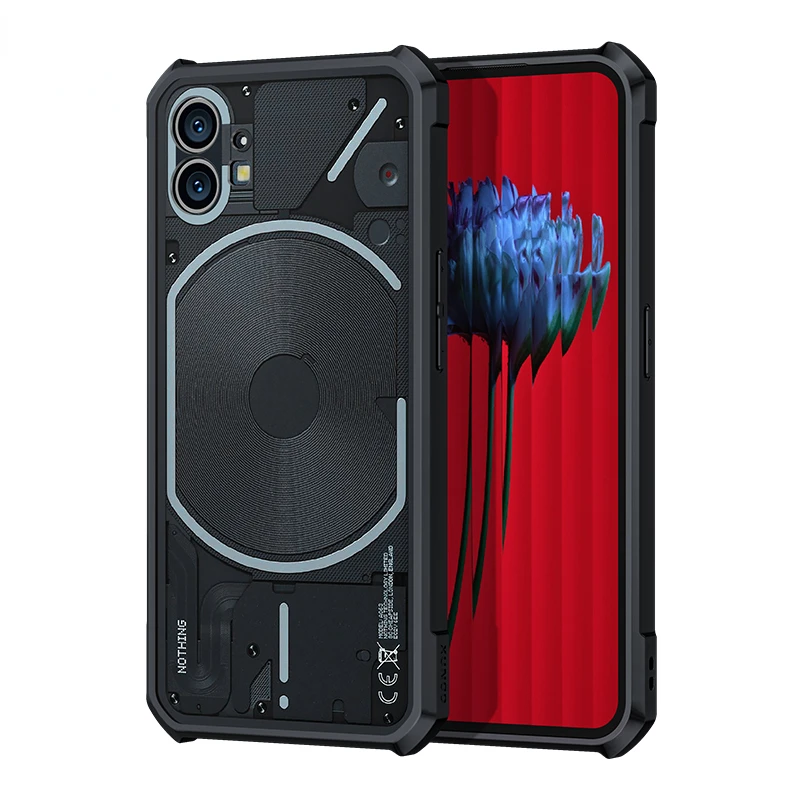 

Xundd Case For Nothing Phone 1 Case,Airbags Shockproof Shell PC+TPU Soft Thin Back Transparent Cover For Nothing Phone 1 Funda