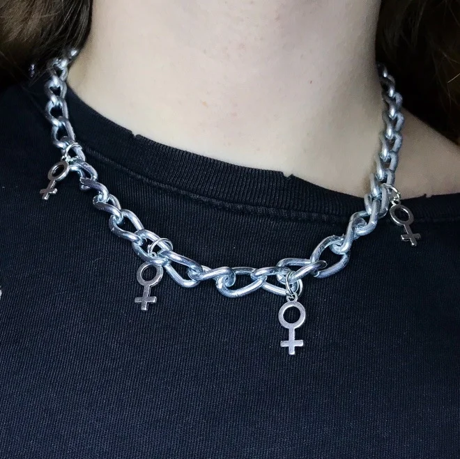 

Symbol Pendant Vintage Silver Gothic Accessories Women's Neck Chain Necklace Necklaces for Women Choker Gift Punk Pendants Goth