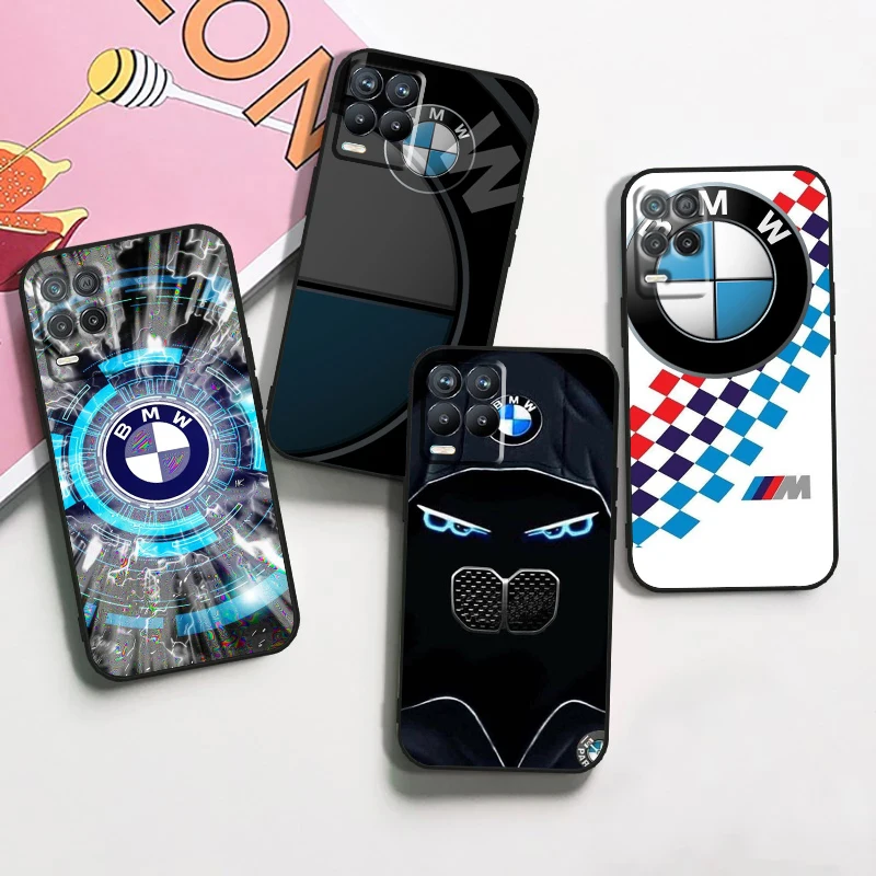 

Fashion Luxury Bmw Sports For OPPO Realme GT Master Neo 5 C21Y C3 9 9i 8 6 Pro A5 A9 2020 A77 A74 Silicone Black Soft Phone Case