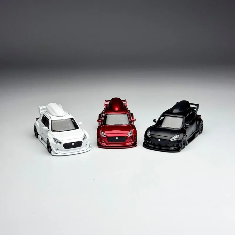 Фото Gop Speed 1/64 Suzuki Swift Sport ZC32S Zephyr, модифицированная версия, литая модель автомобиля, коллекционная игрушка из сплава, подарок для мальчиков. №3