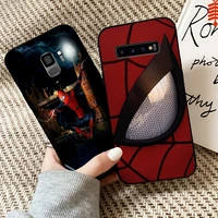avengers iron man spiderman phone case for samsung galaxy s10 s9 s8 plus lite s10e for samsung s10 5g soft liquid silicon tpu