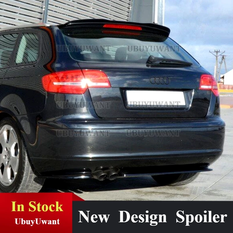 

Спойлер UBUYUWANT для Audi A3 Sportback 8P Facelift 2004-2013, автомобильный аксессуар, универсальные спойлеры, автомобильная антенна, спойлер, Стайлинг автомоби...
