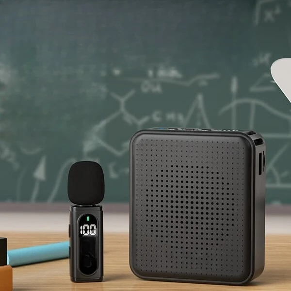 Фото U-303 Little Bee Громкоговоритель для учителей, специальный лекционный динамик, беспроводной петличный микрофон для экскурсоводов и уличных презентаций. №1