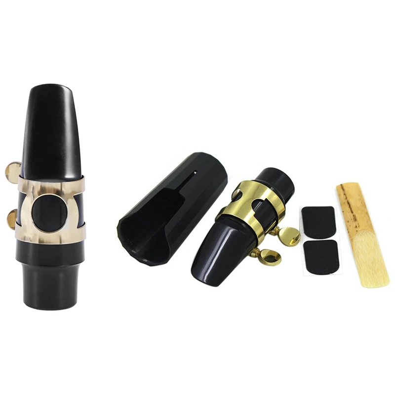 

2 Set Alto Sax Saxophone Mouthpiece Reed Mouthpiece Patches Pads Cushions-6.8 X 2.3 X 2.3Cm & 9.8 X 3 X 3Cm