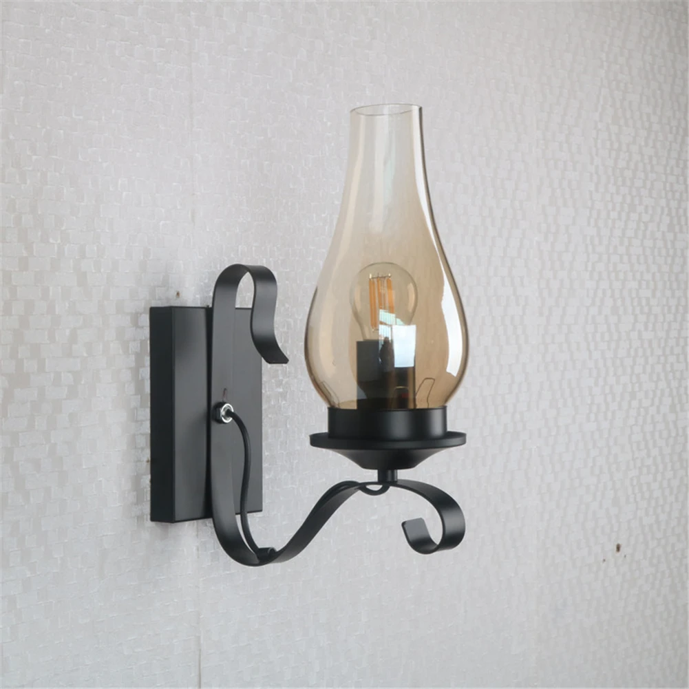 

Industrial Vintage Wall Light 220V E27 Indoor Wall Lamp Retro Kerosene Wall Mounted Lamp For Hallway Aisle Bedroom Bedside