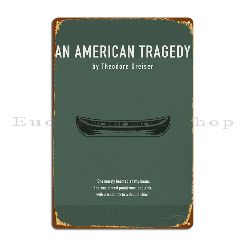 

Американская книга-трагедия, металлический плакат, винтажный клубный дизайн, создание рисунка, оловянный плакат