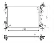 

Радиатор двигателя для 55341A