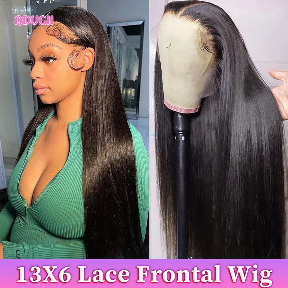 

Transparent 13X4 13X6 Lace Front Wig Brazilian Straight Human Hair Lace Frontal Wigs For Women Hairline Closure Wig