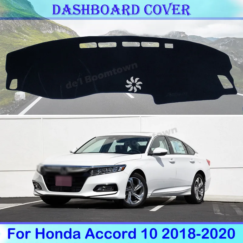 

Car Dashboard Cover Protective Pad For Honda Accord 10 2018-2020 Accessories High quality SunShade Carpet Cover Anti-sun