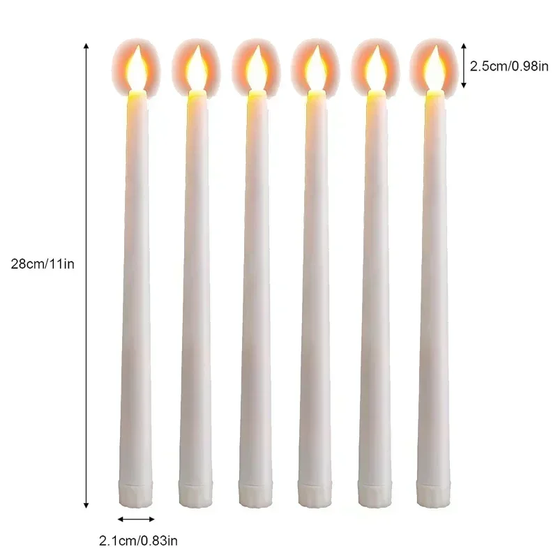 

Светодиодные свечи теплый свет 1-12 шт