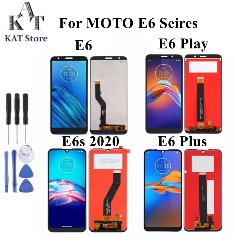 

Замена ЖК-экрана для Motorola Moto E6 Play Plus E6s 2020 протестированный дисплей в сборе Запасная часть