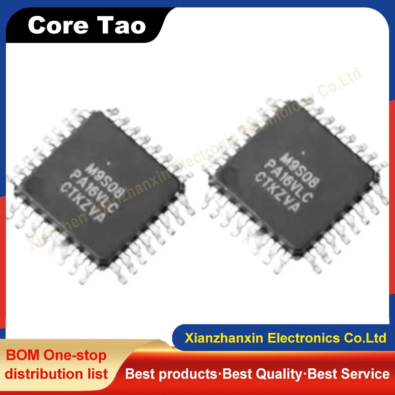 

1pcs/lot MC9S08PA16VLC MC9S08 QFP32 Microcontroller chips in stock