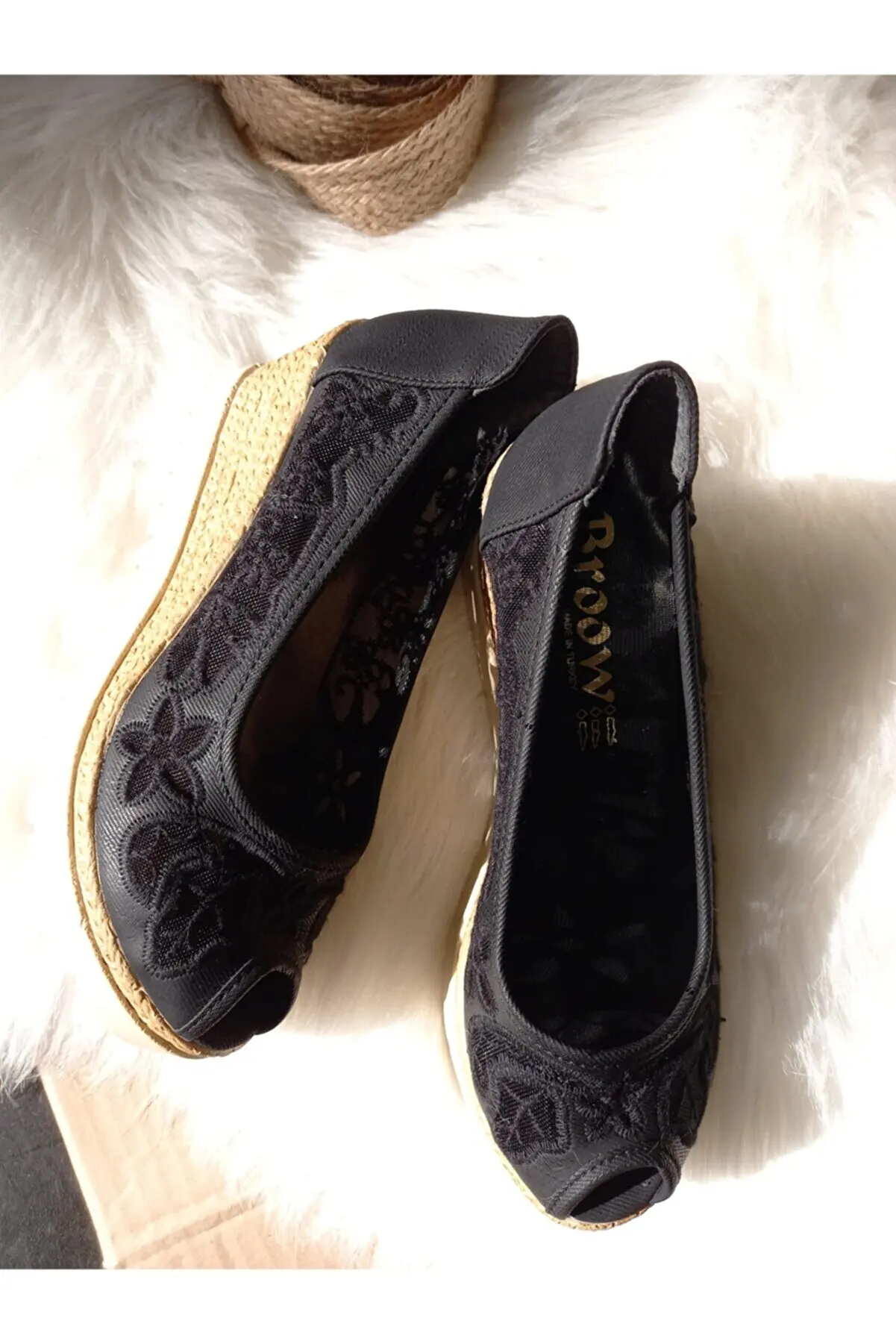 Женская Мягкая Повседневная Удобная Черная Лилия с восточным рисунком 36-40 новая