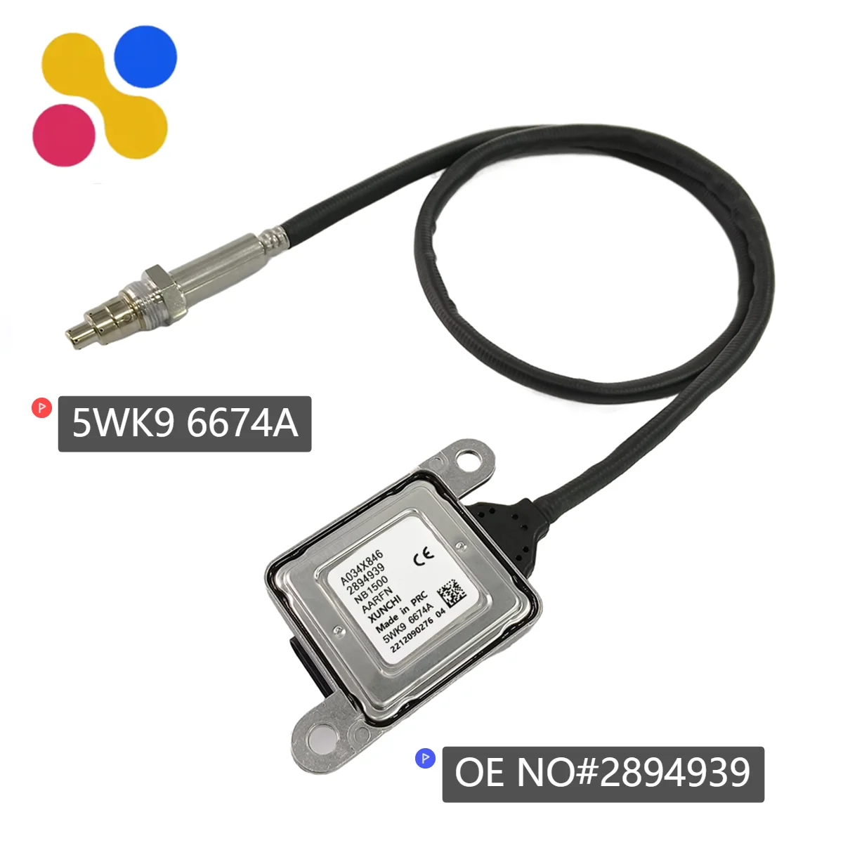 2894939 A034X846 Датчик NOX для Cummins 5WK96674 оксида азота 5WK9 6674A кислорода