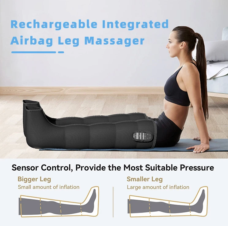Беспроводные компрессионные ботинки для ног Posture Pieds Therapie и De Genou Air Massseur Jambe