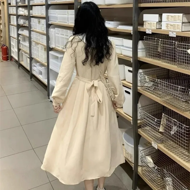 Осенние платья с длинным рукавом для женщин элегантные приталенные пикантные во