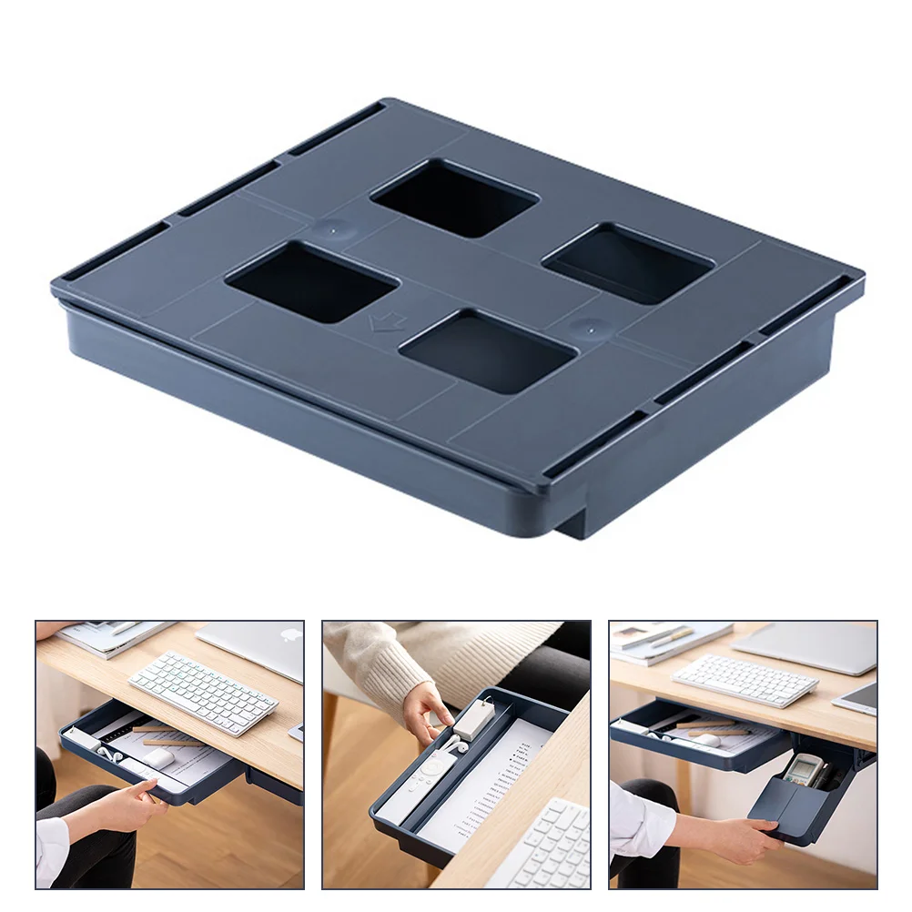 

Storage Box Plastic Pallet Drawer Style Holder Table Bottom Organizer Case Desk Office Sundries Stationery Abs