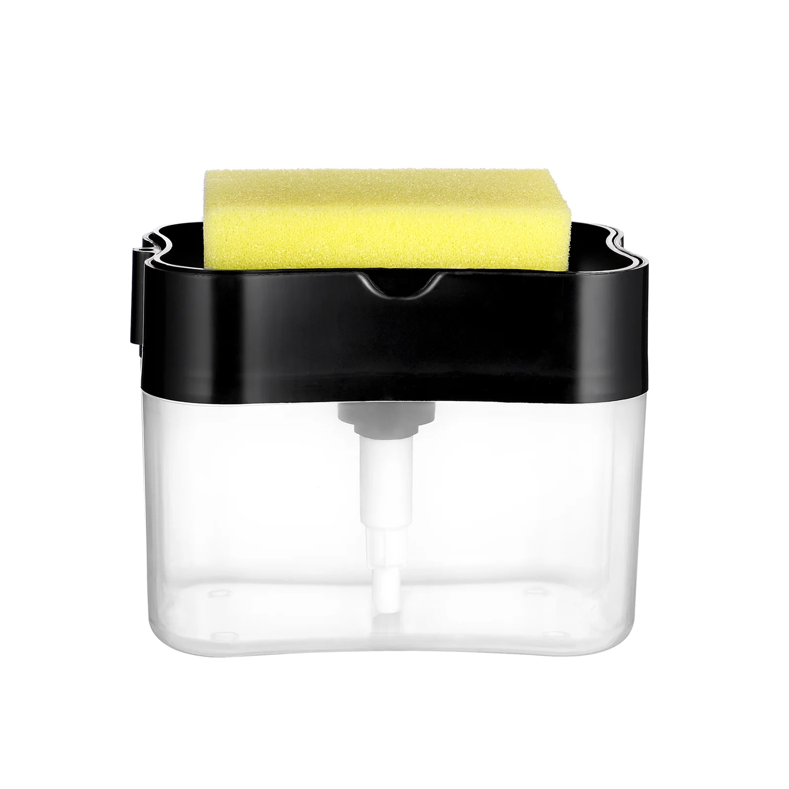 

TOPBATHY Kitchen Soap Dispenser Manual Press Soap Pump Soap Dispenser Sponge Bracket