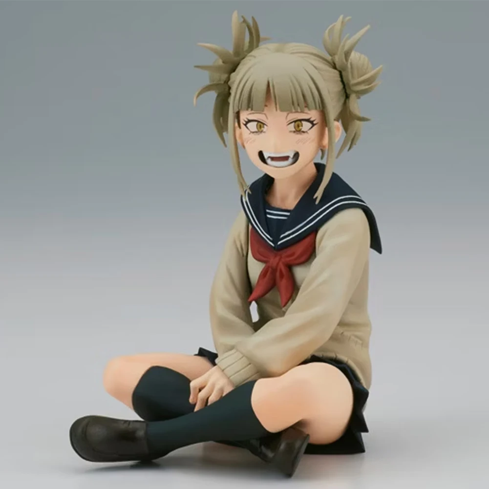Фото MHA Hero Academia toga himiko фигурка коллекция аниме куклы игрушки Uraraka Ochako сидящая фигурка модель мальчик девочка подарок 10 см №2
