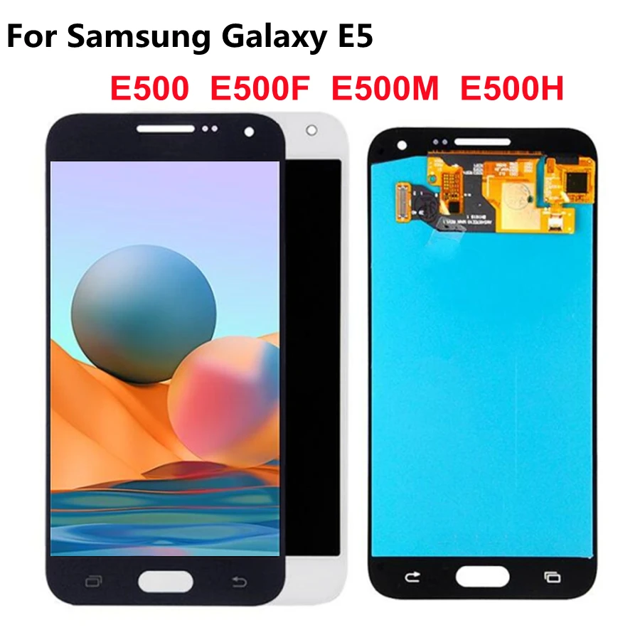 5,0 дюймовый TFT E5 дисплей для Samsung Galaxy E500, ЖК-дисплей с сенсорной панелью, дигитайзер E500F/DD E500M E500H в сборе