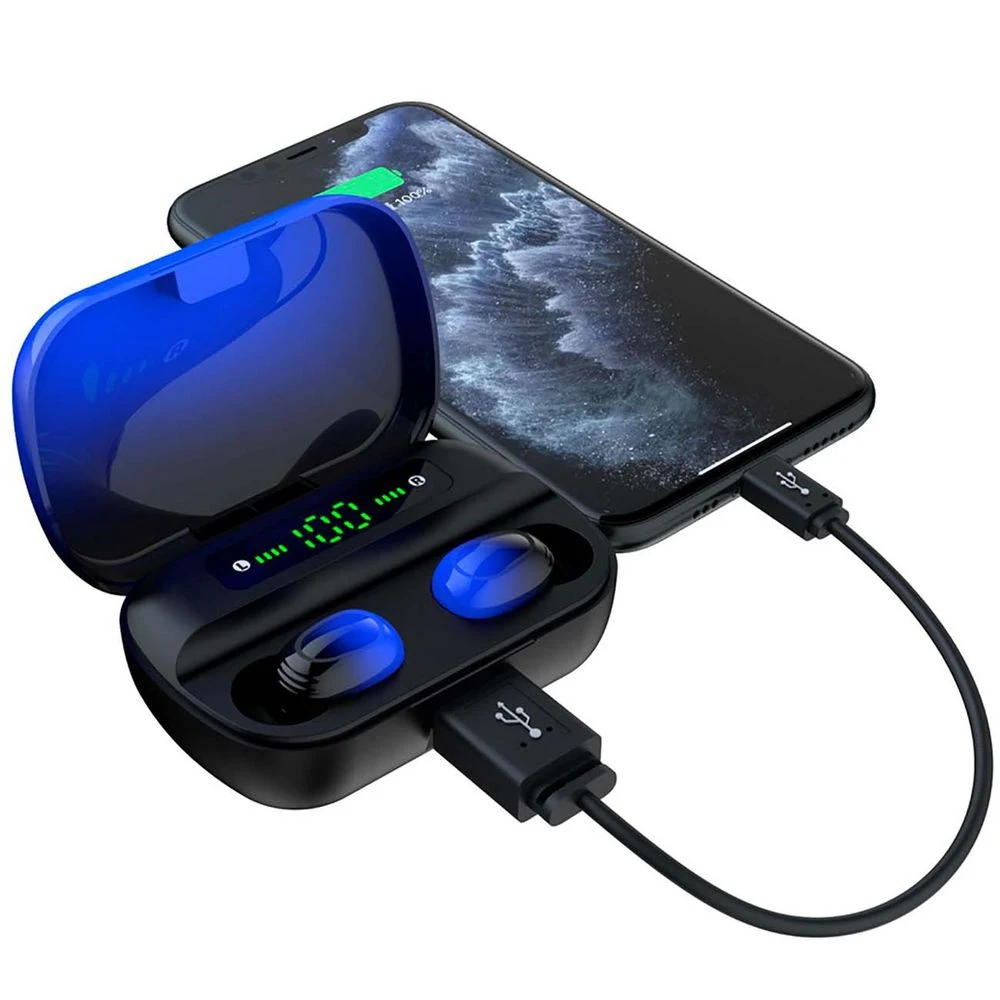 Наушники Smartbuy i500 SBH-3022 20-20000 Гц 32 Ом беспроводные стерео-гарнитура черно-синий -