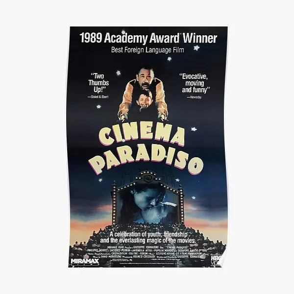 

Cinema Paradiso Poster Print Room Decoration Funny Home Mural Wall Vintage Painting Picture Modern Art Decor No Frame