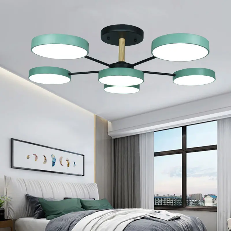 

Круглый линейный подвесной светильник, минималистичный большой потолочный светильник для гостиной, мебельные лампы, люстры HX50NU