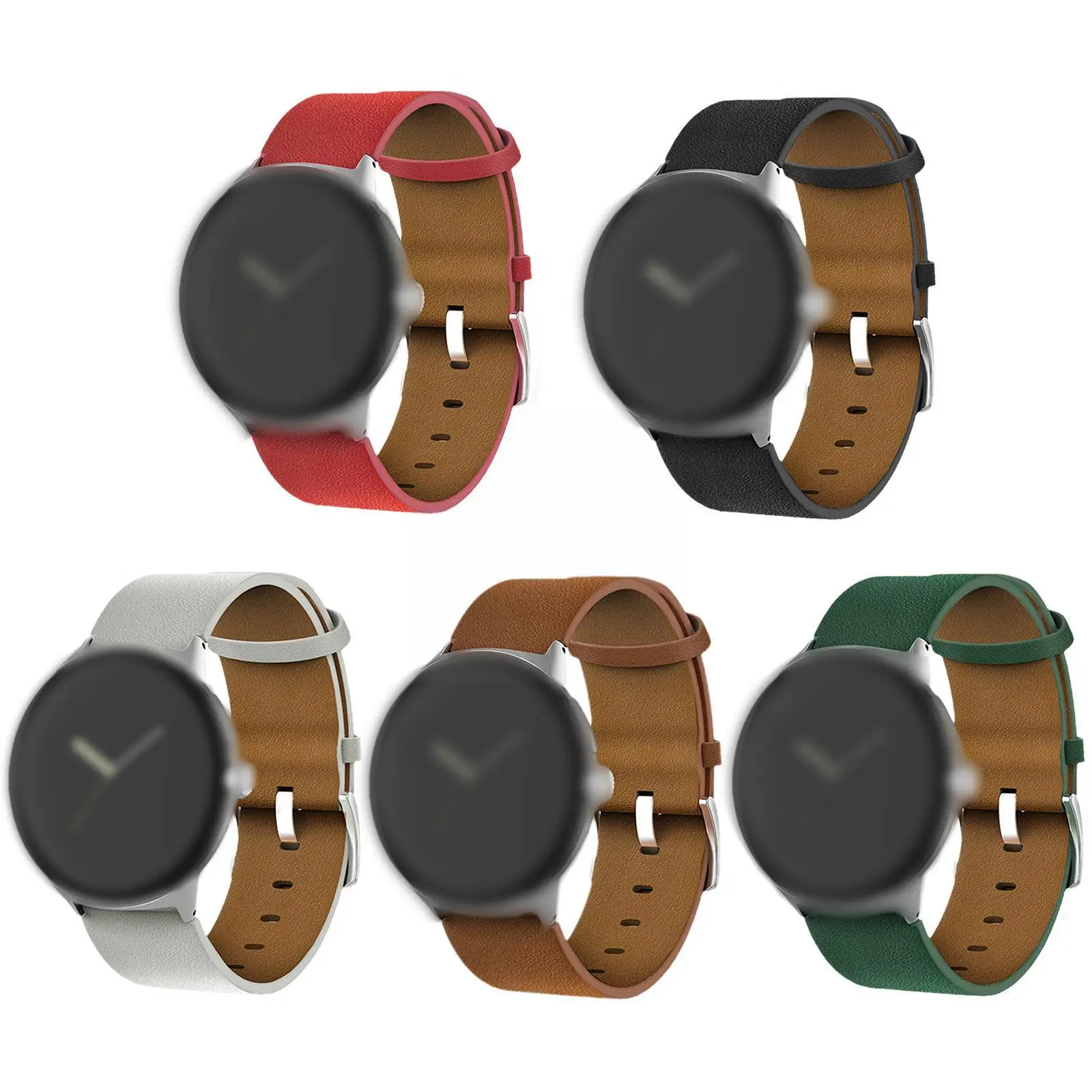 

PU Leather Strap For Google Pixel Watch 2022 Replacement Watch Band For Pixel Watch Leather Straps Watchband Bracelet W4H8