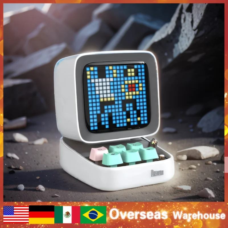 Bluetooth-динамик Divoom Dot Pixel мини-беспроводной сабвуфер маленький динамик Ditoo удобный