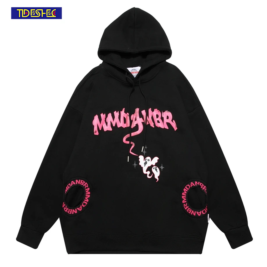 

Уличная одежда в стиле Харадзюку, свитшот с капюшоном и графическим принтом, модный Свободный Повседневный пуловер в стиле панк, Мужская толстовка большого размера в стиле хип-хоп, 2023