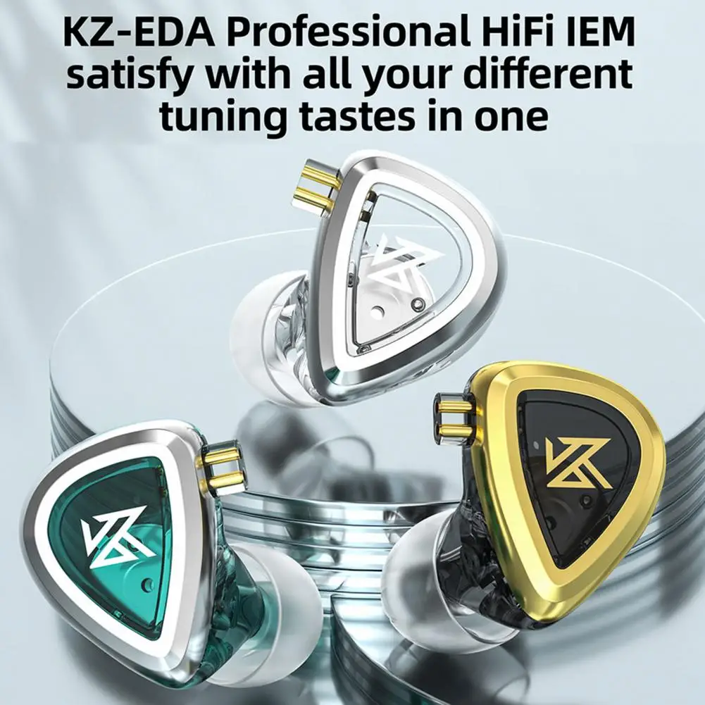 

KZ-EDA Wired Earphone Moving-coil Cable Detachable Sport Noise Cancelling Universal HiFi Sound In-ear Music Earbud New Arrival!