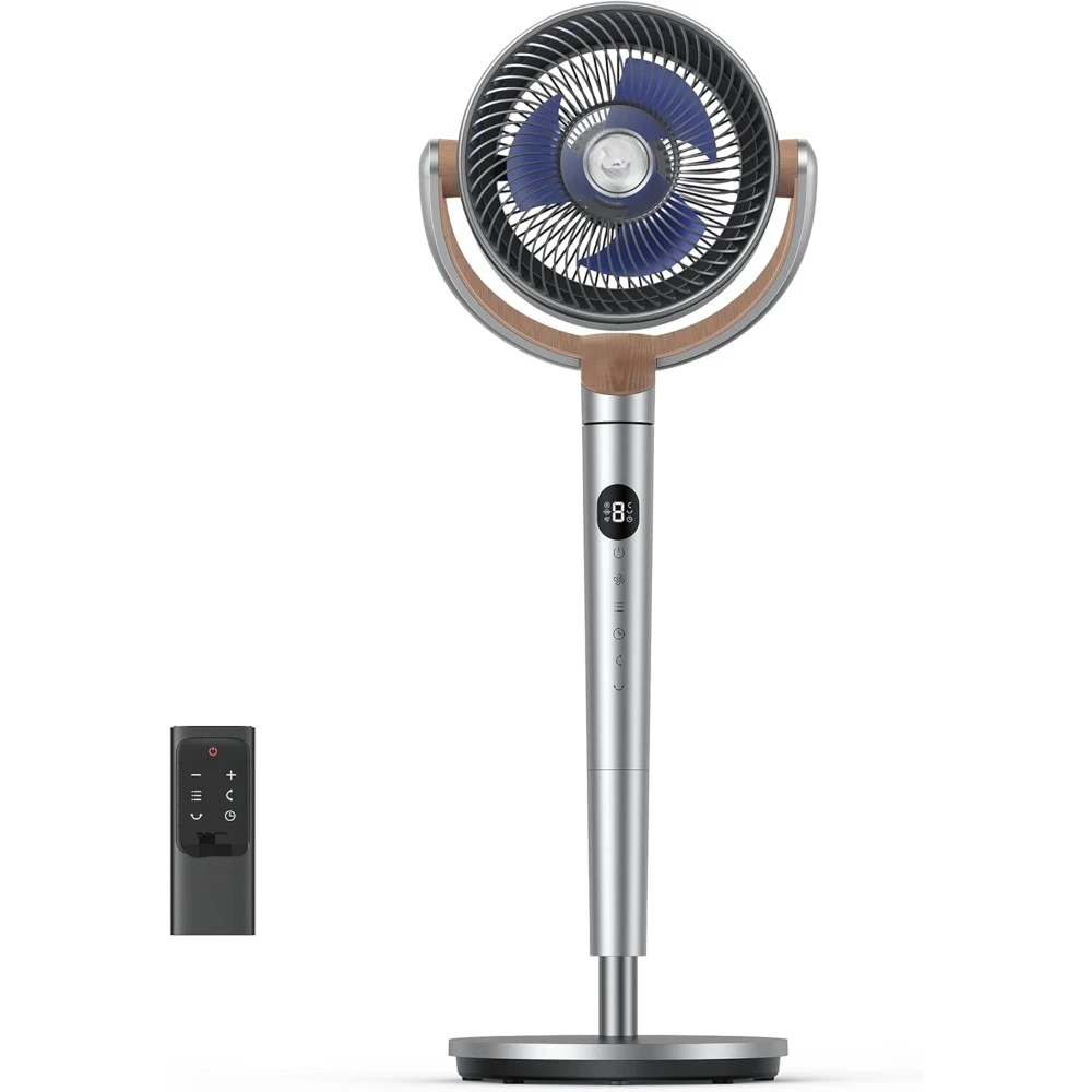 Стоячий вентилятор всенаправленный Осциллирующий 120 ° + для спальни 80 футов
