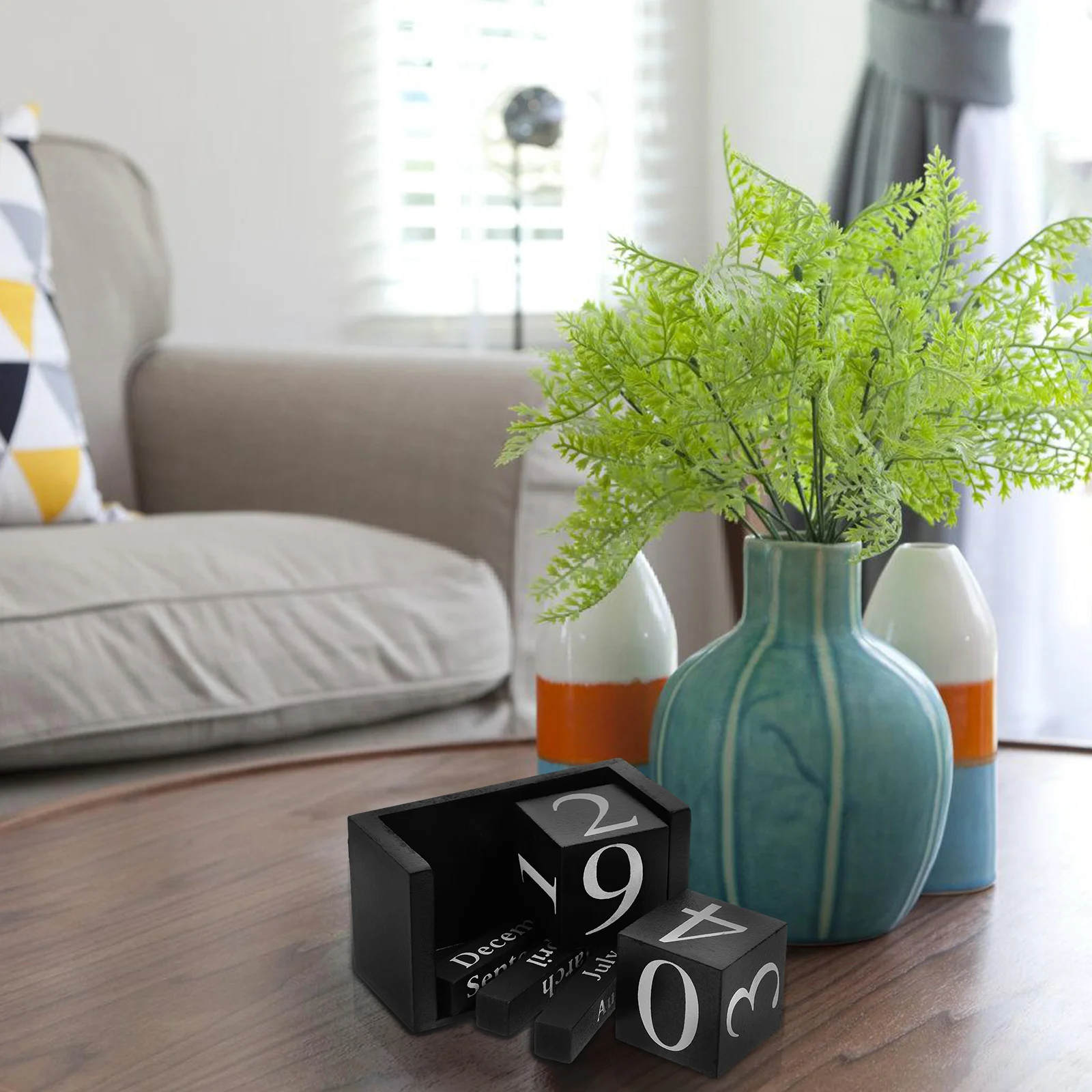 Деревянный блок-календарь настольный небольшой канцелярский товар декоративный