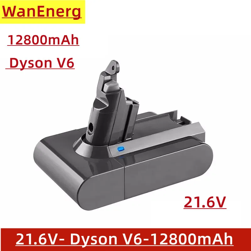 

Lithium ion battery for 21.6v Dyson V6 vacuum cleaner 12800mah, models dc58, dc59, dc61, dc62, dc74, sv07, sv03, sv09