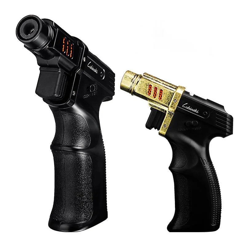 Металлическая ветрозащитная газовая зажигалка для турбины личный аксессуар