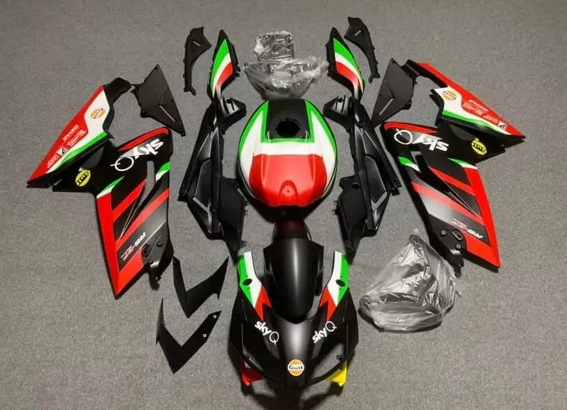 

New ABS Fairings Kit Fit for Aprilia RS125 RS4 50 125 2006 2007 2008 2009 2010 2011 06 07 08 09 10 11 Bodywork Set Red Silver
